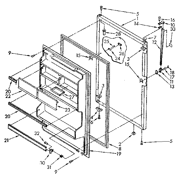 REFRIGERATOR DOOR PARTS