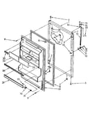 Refrigerator door parts