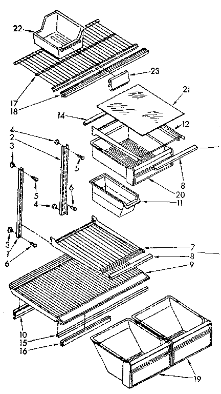 Shelf parts