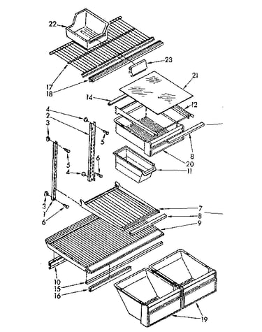 Shelf parts