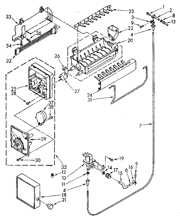 Icemaker parts