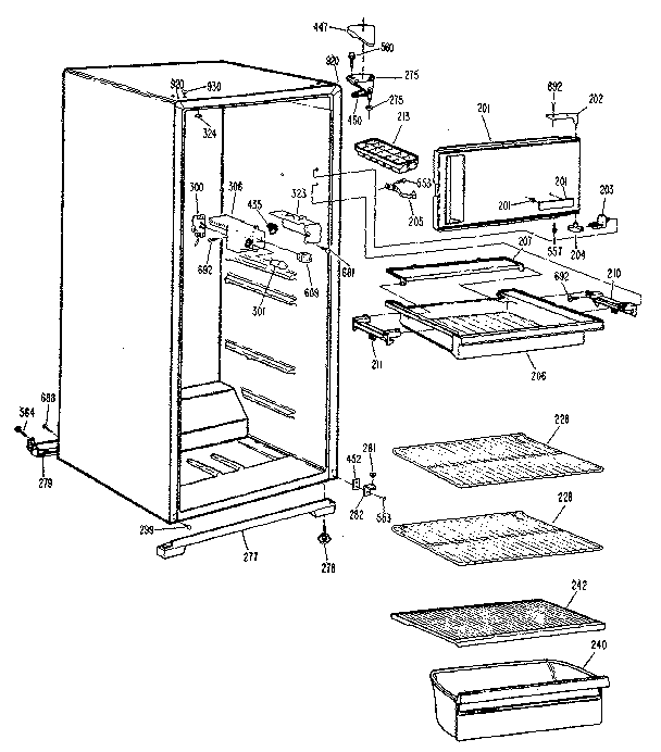 CABINET PARTS