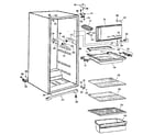 Kenmore 3638384010 cabinet parts diagram