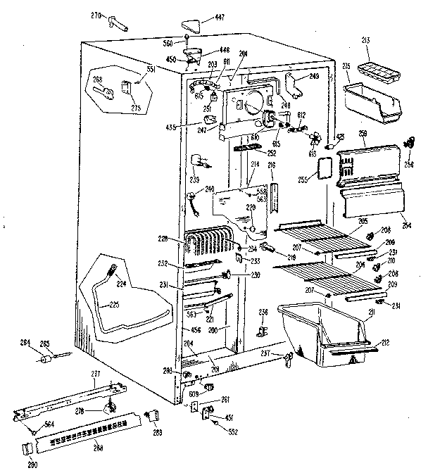 Freezer section