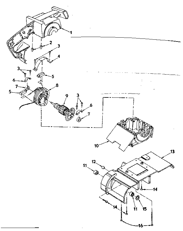 Field and armature assembly