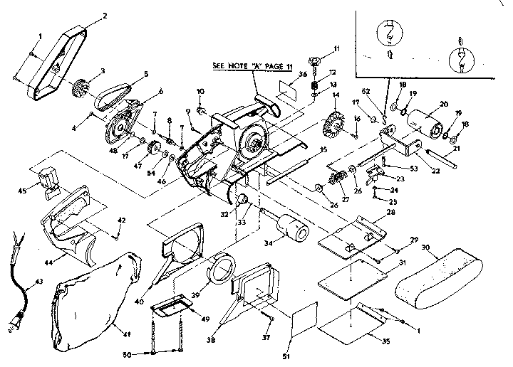 Gear and platen assembly