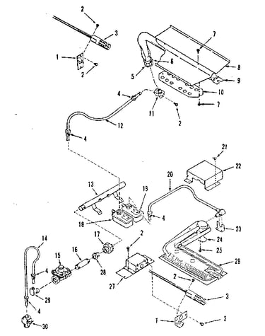 Burner section