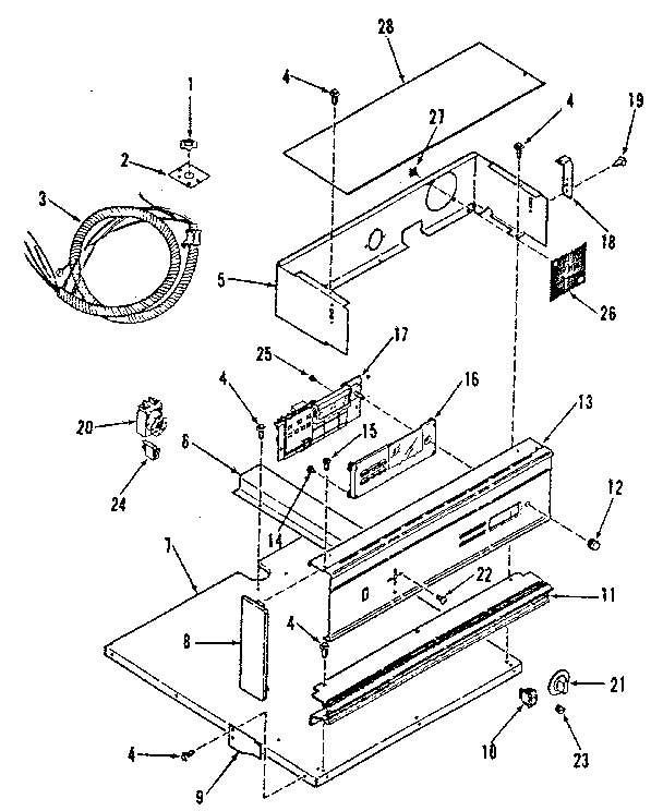 Control panel section