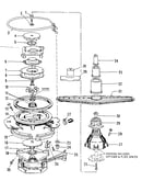 Motor, heater, and spray arm details