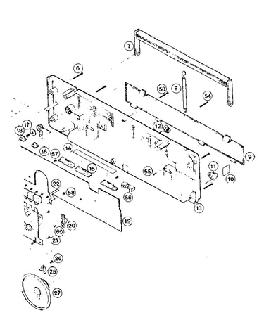 Rear cabinet