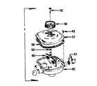 Sears 167410052 backwash valve complete assembly diagram