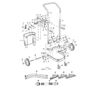 Craftsman 113179932 cart assembly and accessories diagram