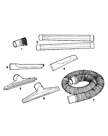2-1/2" diameter plastic accessories