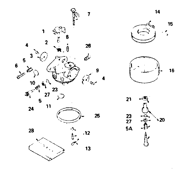 CARBURETOR NO. 632334