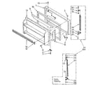 Kenmore 1068672680 freezer door parts diagram