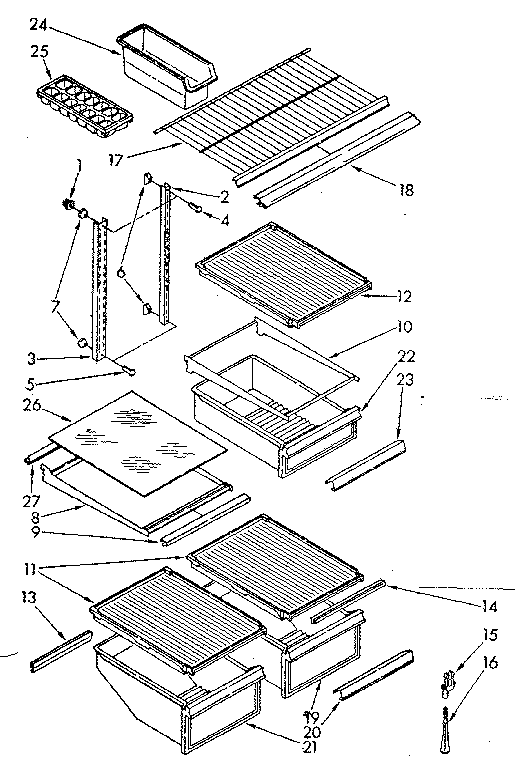 Shelf parts