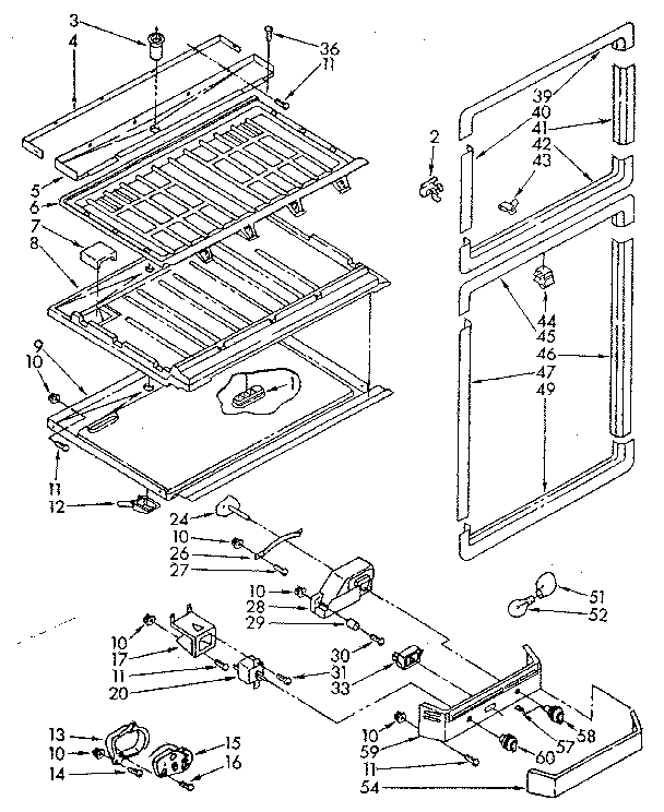 Breaker and partition parts