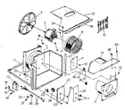 Kenmore 2538740843 electric system and air handling parts diagram