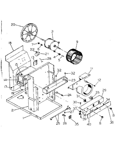Electrical system and air handling parts