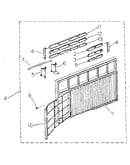 Cabinet and front panel parts