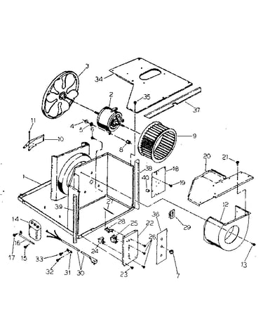 Electrical system and air handling parts