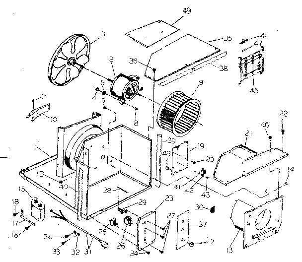 Electrical system and air handling parts