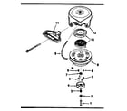 Craftsman 536885000 rewind starter diagram