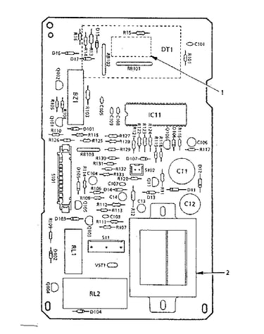 Power and control circuit board no. 14455