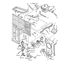 Kenmore 5668832980 switches and microwave parts diagram