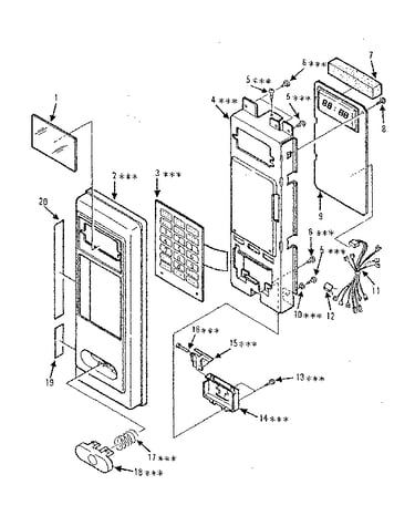 Control panel parts