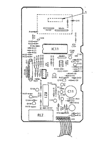 Control circuit board no. 14612
