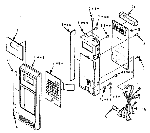 Control panel parts