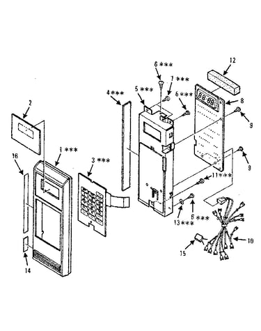 Control panel parts