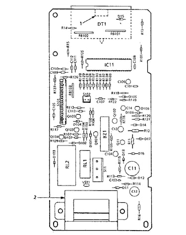 Power and control circuit board no. 14456