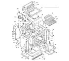 Kenmore 6283538250 body assembly diagram