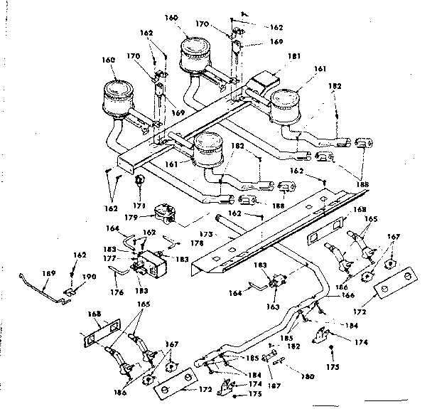 Burner section