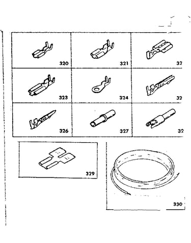 Wiring and wiring terminals