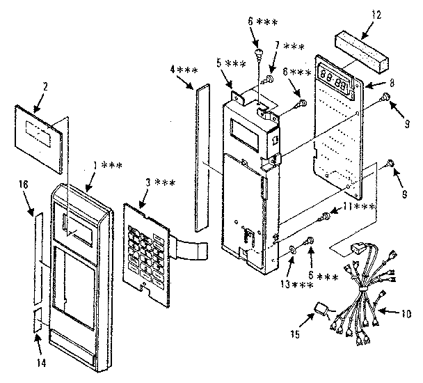 Control panel parts