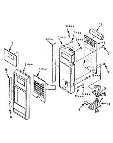 Control panel parts