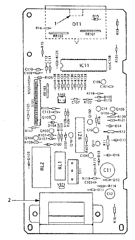 POWER AND CONTROL CIRCUIT BOARD