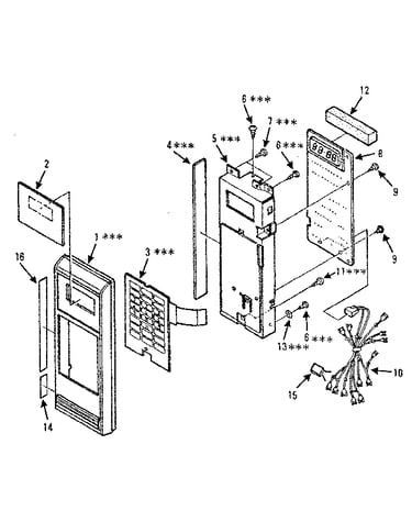 Control panel parts
