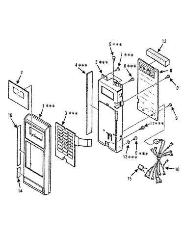 Control panel parts