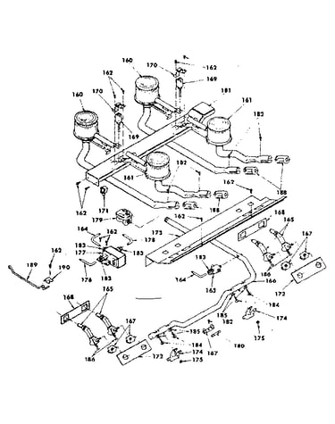 Top burner assembly