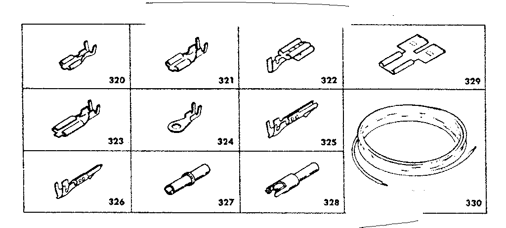 Wiring and wiring terminals