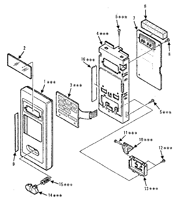 Control panel parts