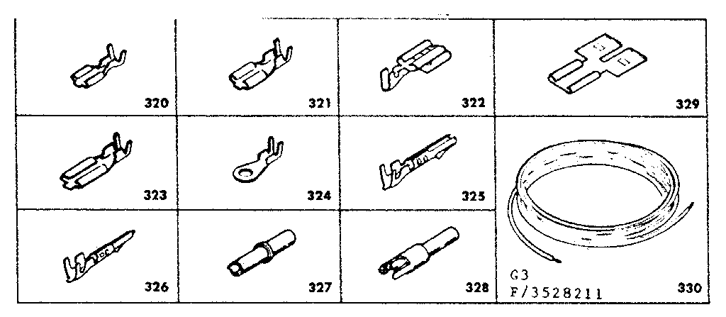 Wiring and wiring terminals