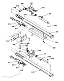 Oven burners assembly