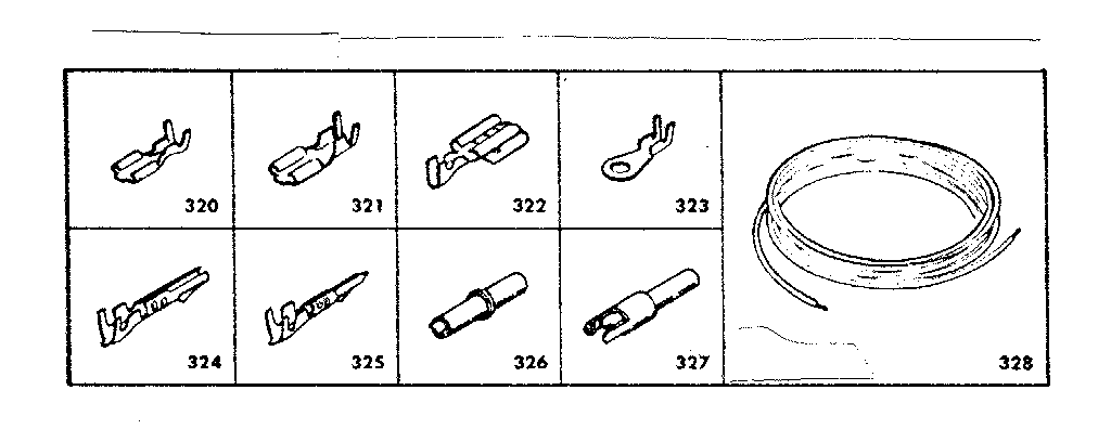 Wiring and wiring terminals