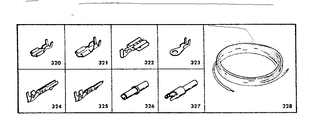 Wiring and wiring terminals