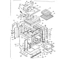 Kenmore 6283567896 body assembly diagram